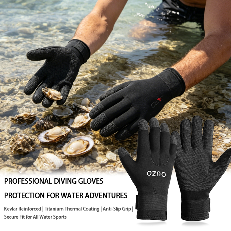 Wetsuit 3Mm Neoprene - Rękawice do nurkowania z powłoką tytanową