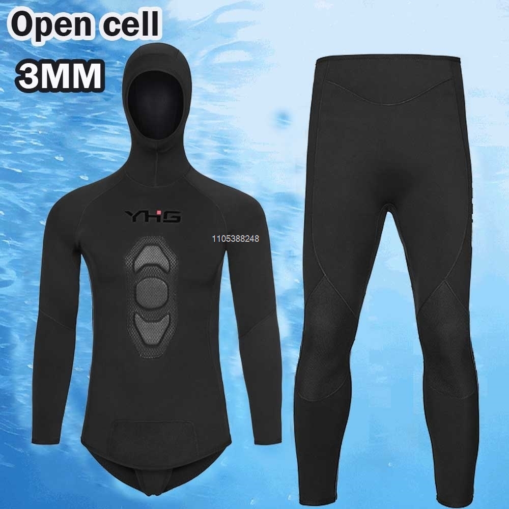 Wetsuit 3Mm Neoprene - Kombinezon do nurkowania z otwartymi komórkami