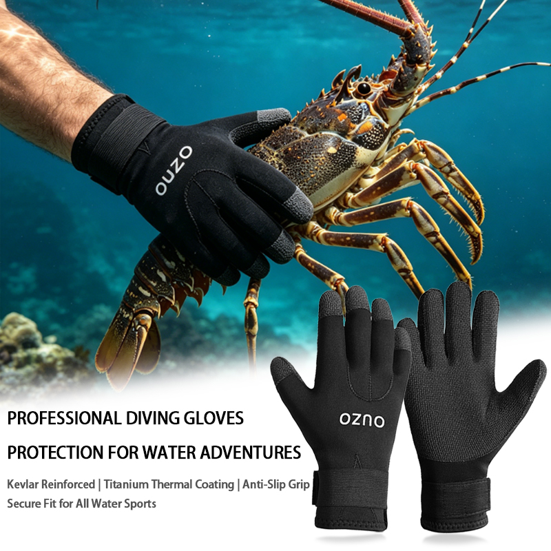 Wetsuit 3Mm Neoprene - Rękawice do nurkowania 3mm - powlekane