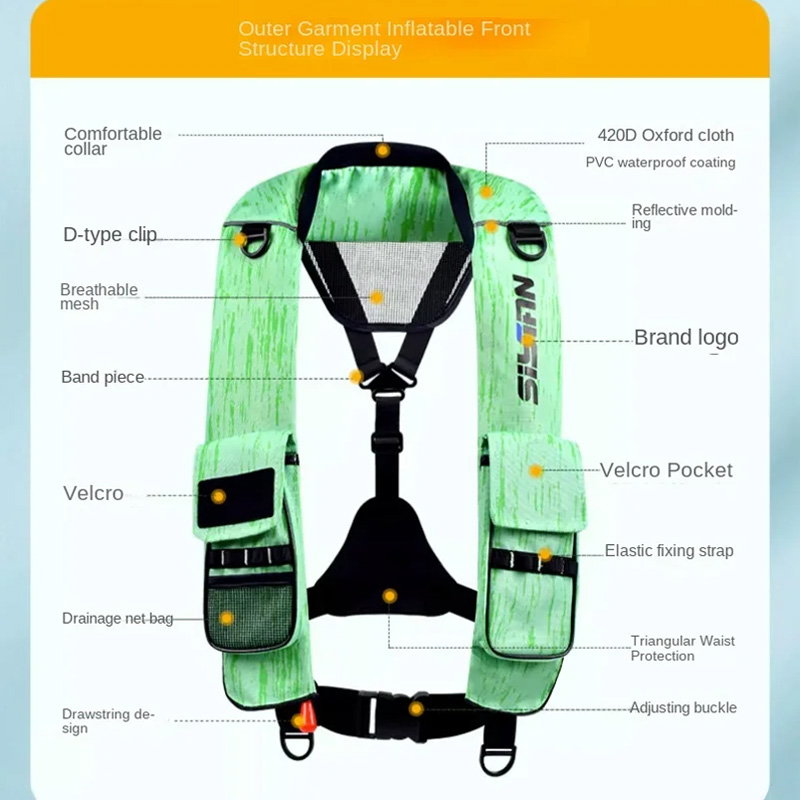 Nowa nadmuchiwana kamizelka ra – Life Jacket Buoyancy recenzja i cena