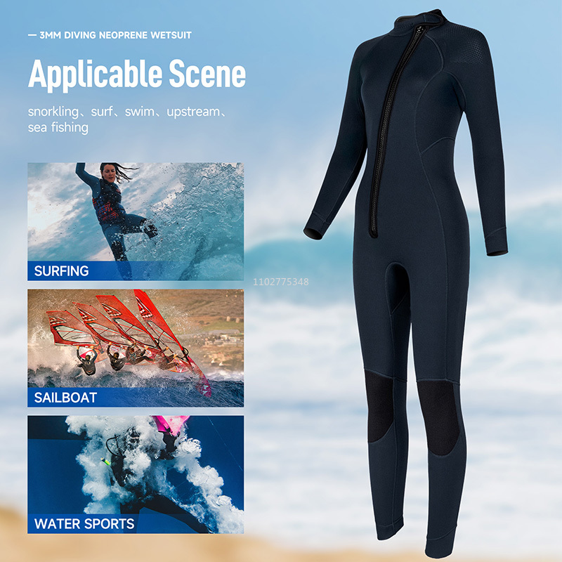 Kombinezon damski 3mm neopreno – Wetsuit 3Mm Neoprene recenzja i cena