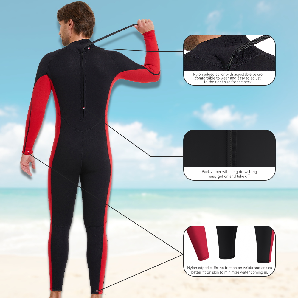 Męski 3mm neoprenowy kombinezo – Wetsuit 3Mm Neoprene recenzja i cena